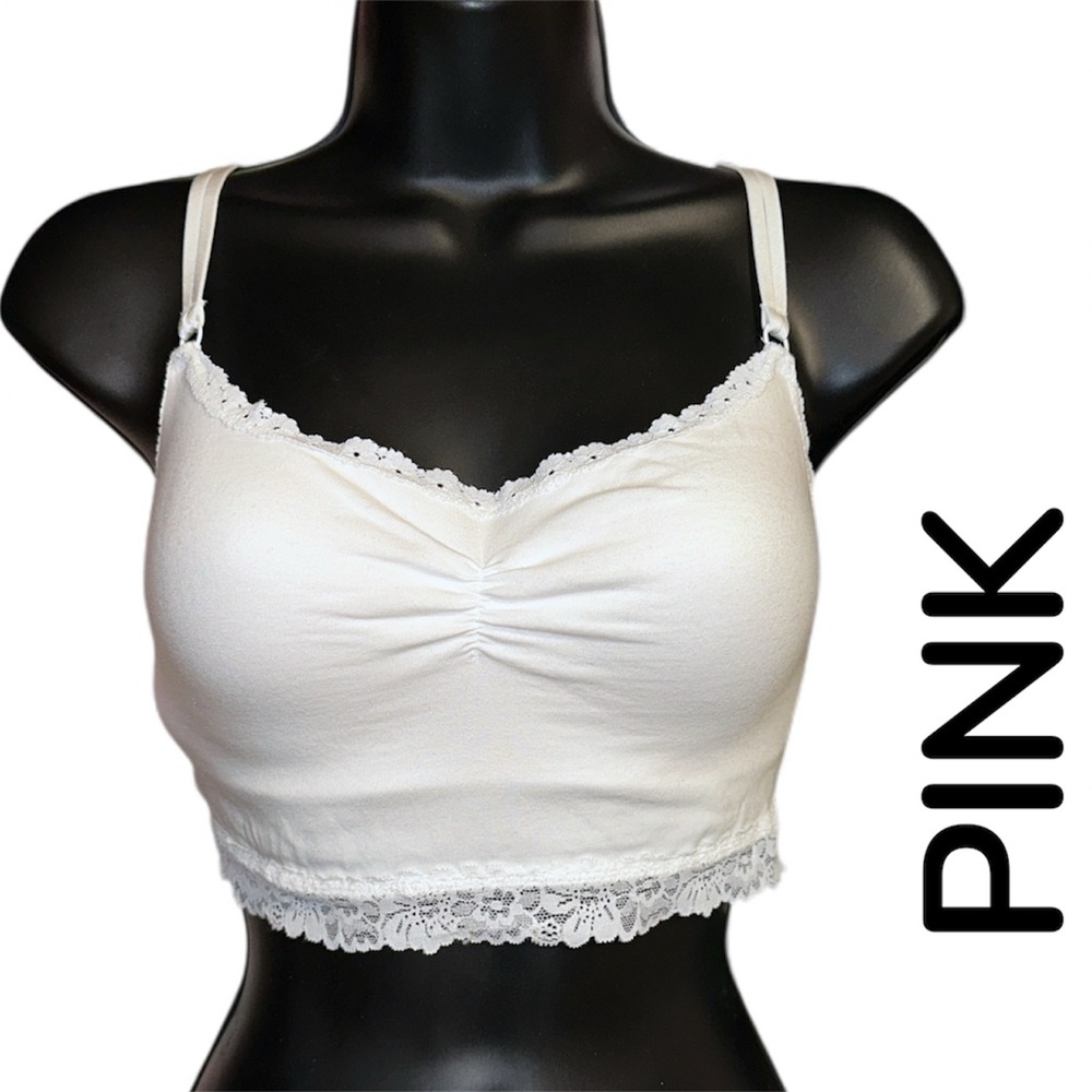 Victoria's Secret PINK White Lace Bralette